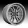 Fuel Clash 6 D789 Matte Anthracite Custom Truck Wheels